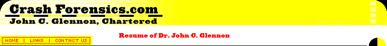 Resume of Dr. John C. Glennon